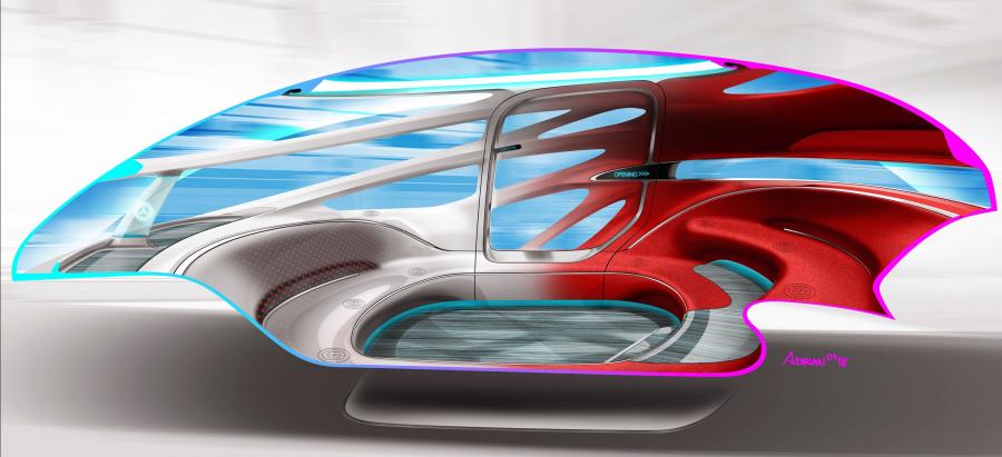 Эскиз Mercedes-Benz Vision URBANETIC 2018 года  (фото 8 из 28)
